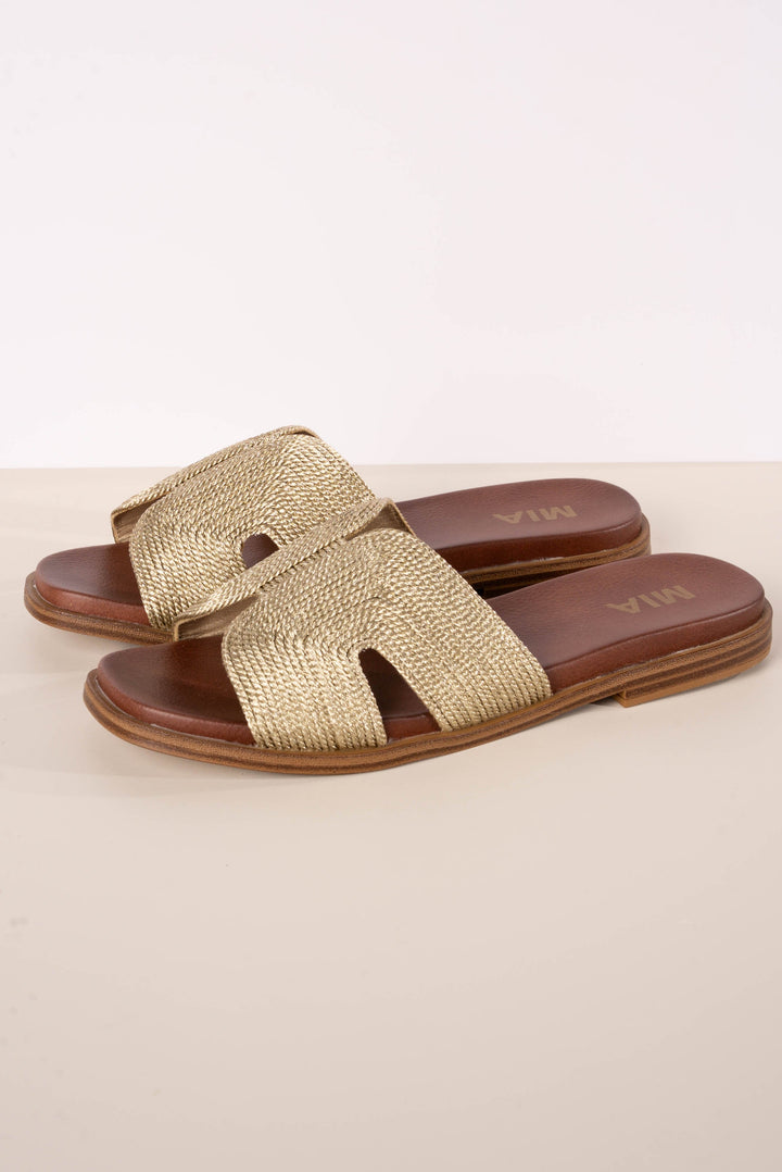 MIA | Dia Woven Slide Sandal
