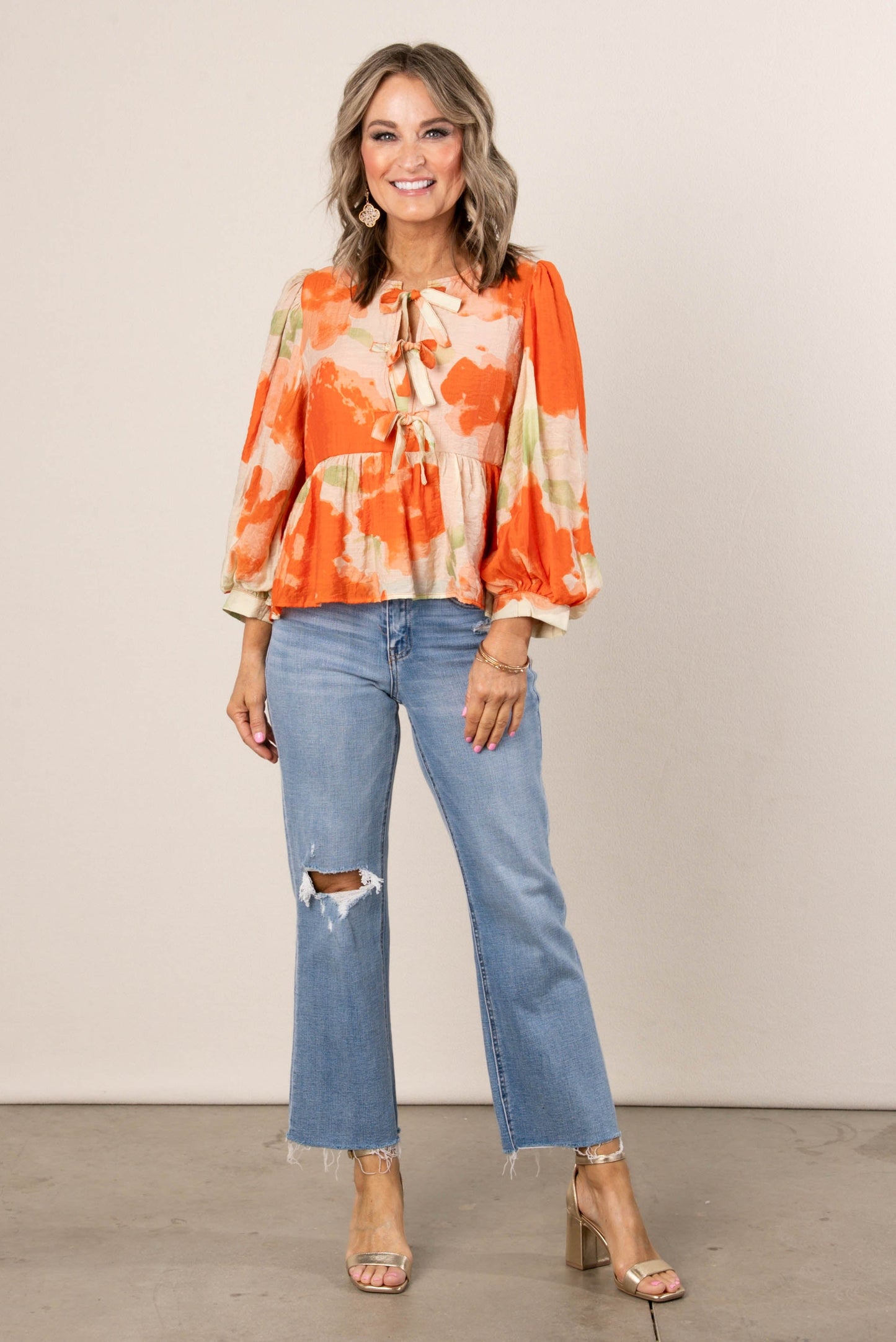 Flying Monkey | Angela High Rise Crop Wide Leg Jeans