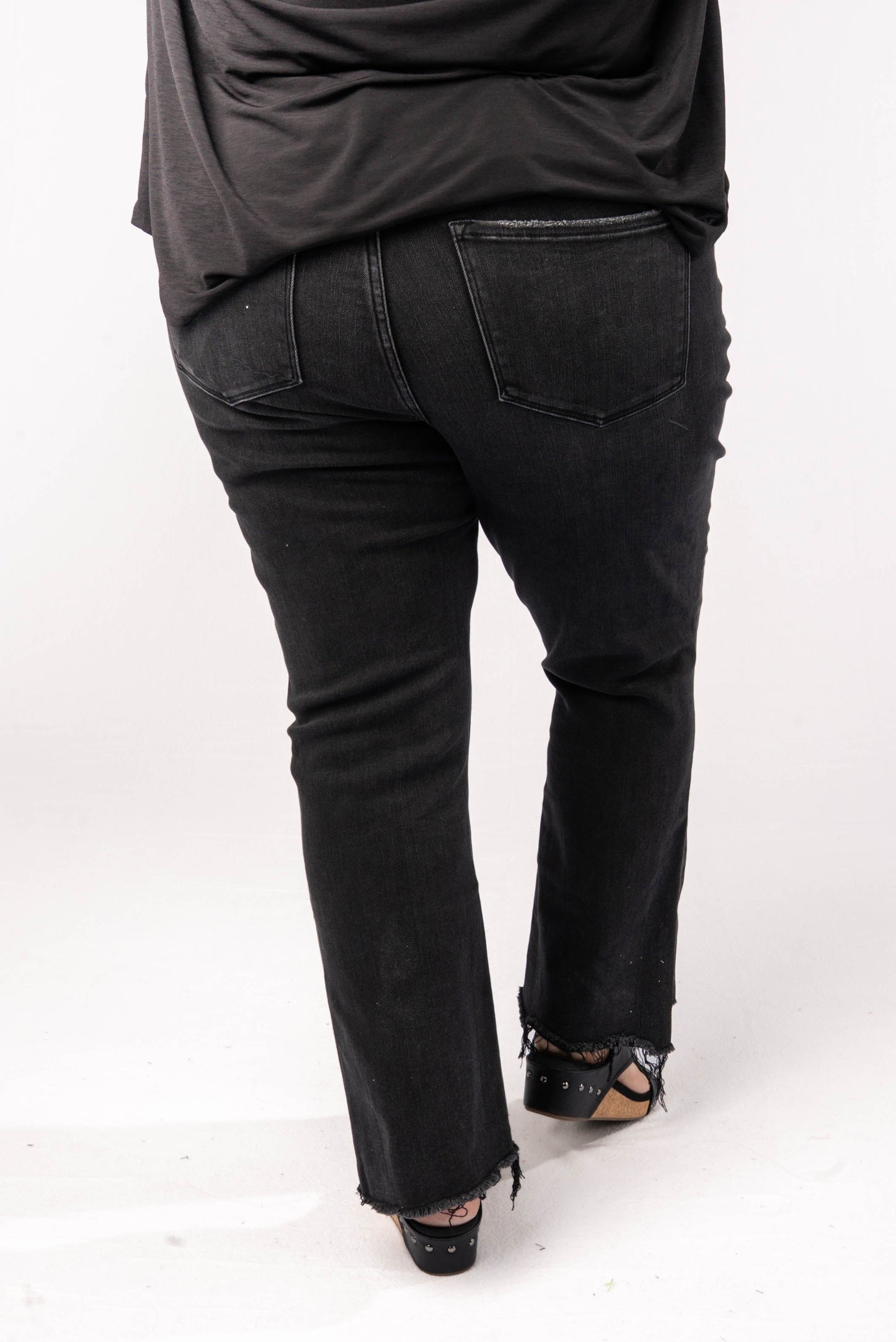 VERVET Denim | Hadley High Rise Crop Flare Jeans