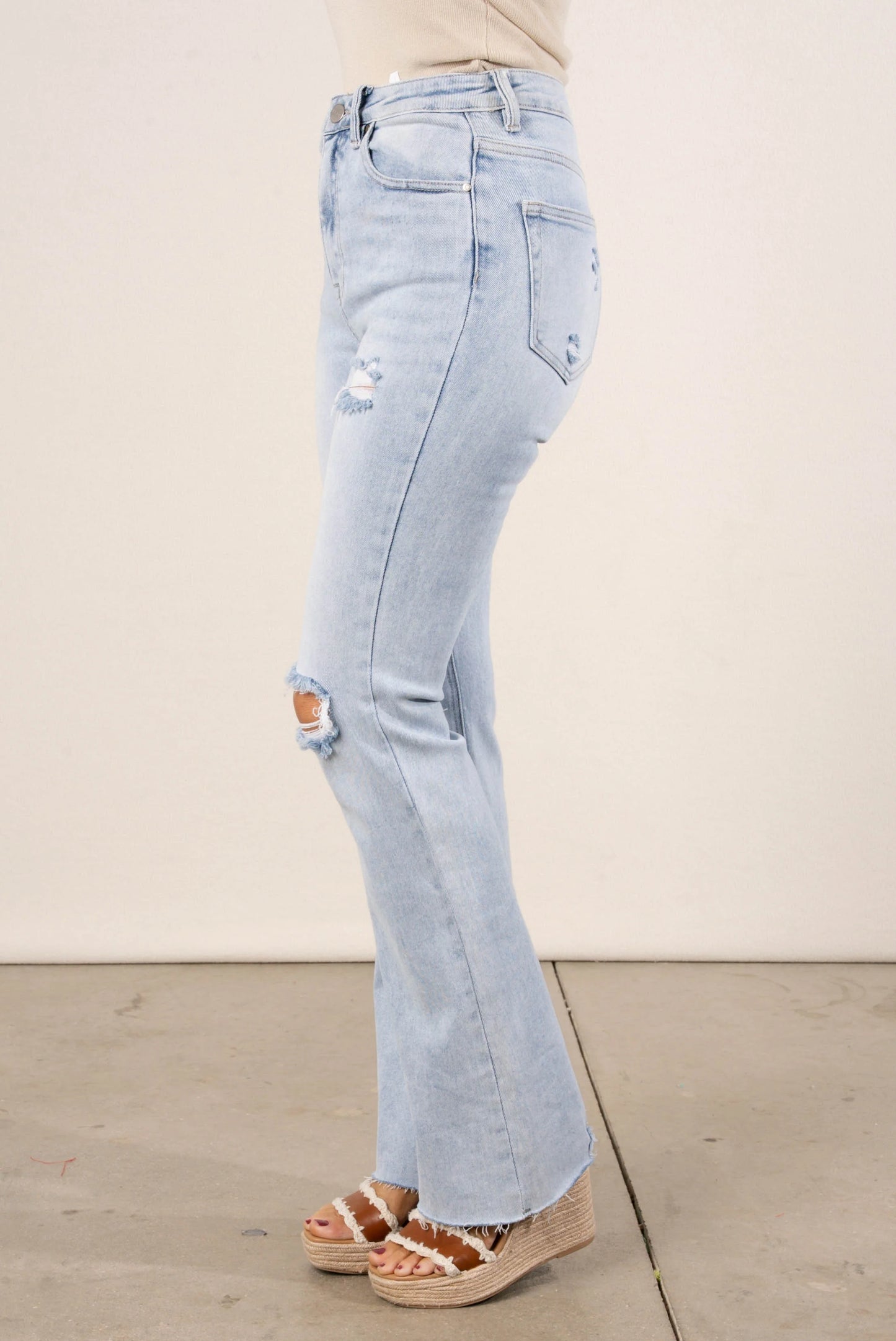 Risen Denim | Ava High Rise Bootcut Jeans