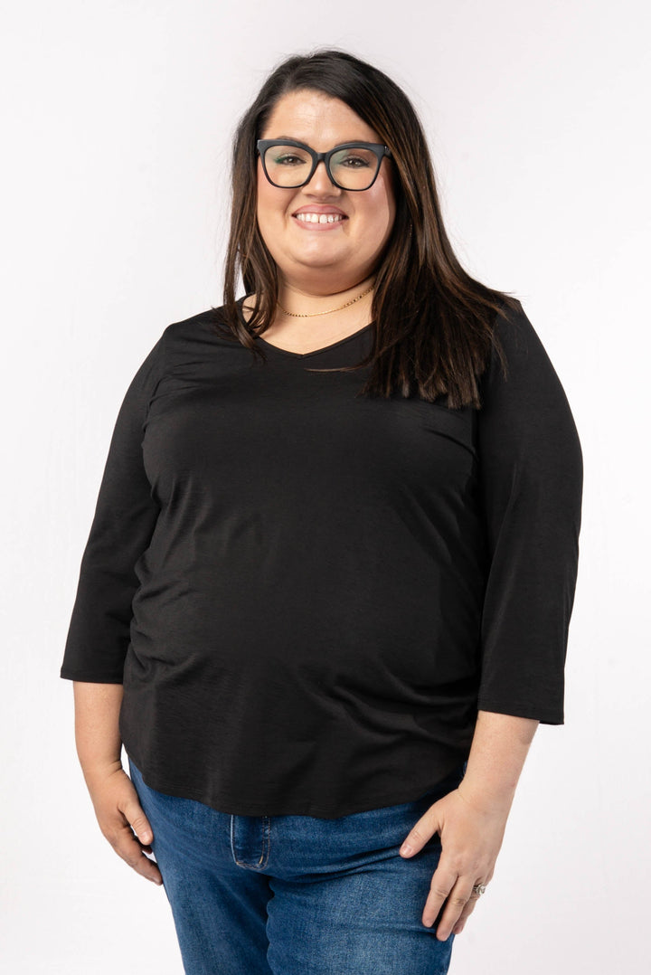 Essential V-Neck Top *Final Sale*