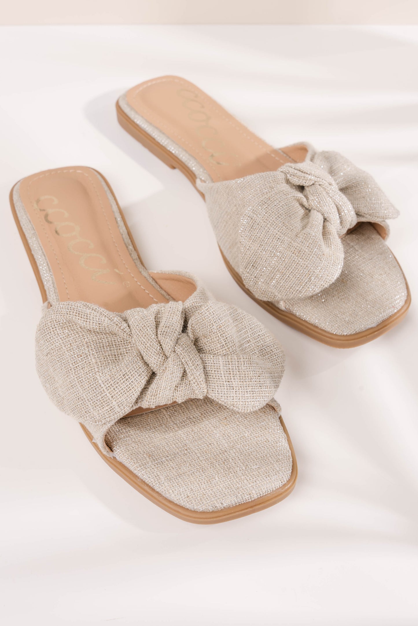 Lawrence Bow Slide Sandal