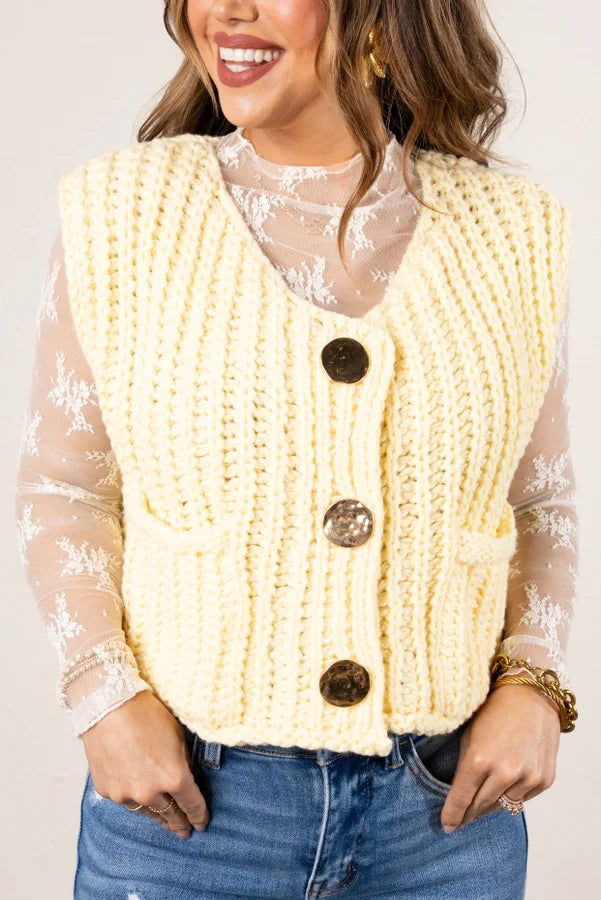 GF Exclusive Georgia Mae Chunky Knit Sweater Vest