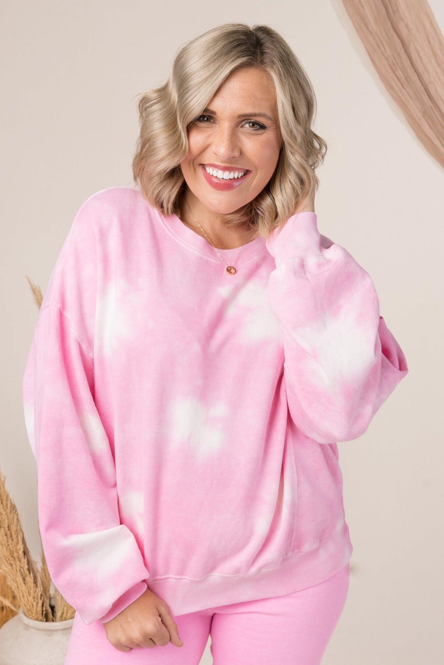 Tie Dyed Organic Cotton Sweatshirt