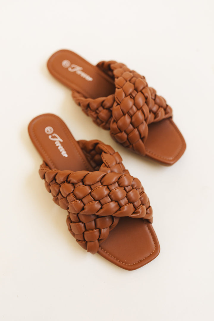 Braided Square Toe Slide Sandal *Final Sale*