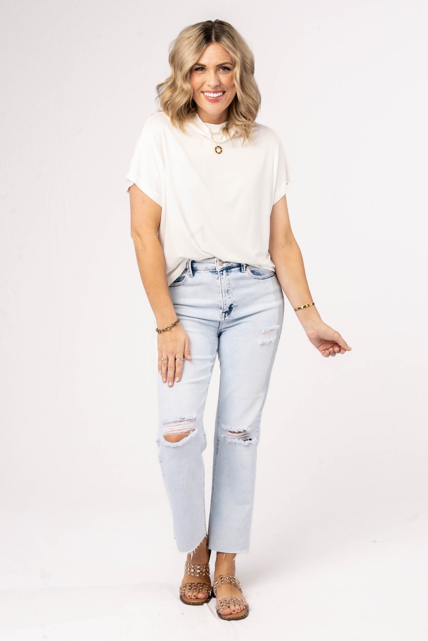 Draped Neck Dolman Top *Final Sale*
