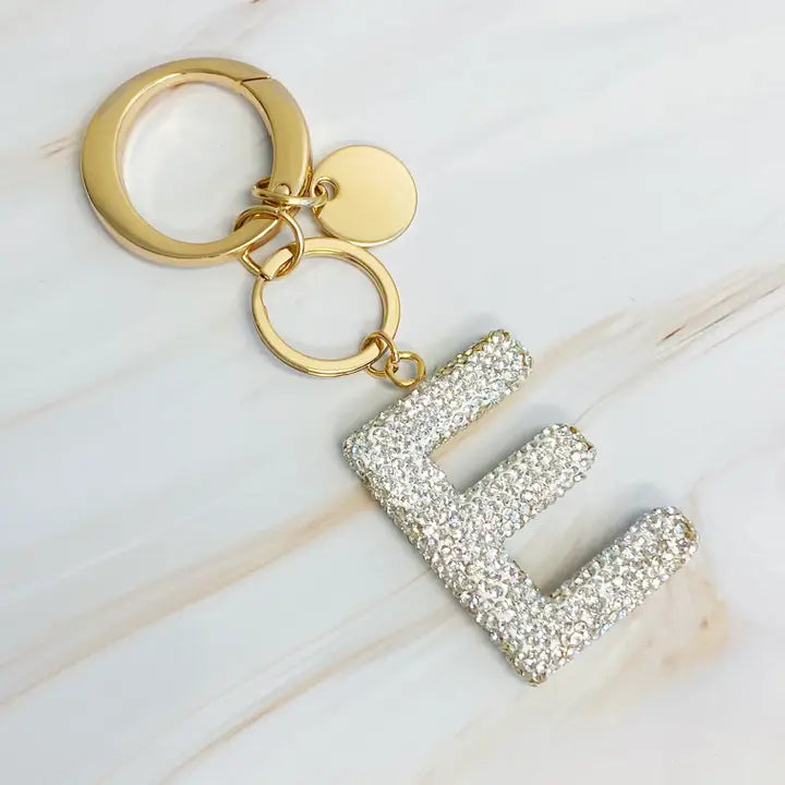 It Girl Initial Keychain