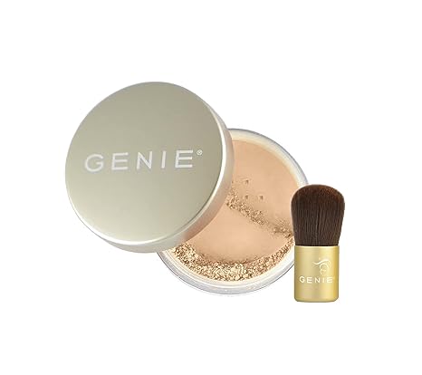 Genie Nutratanicals Mineral Foundation + Small Kabuki Brush