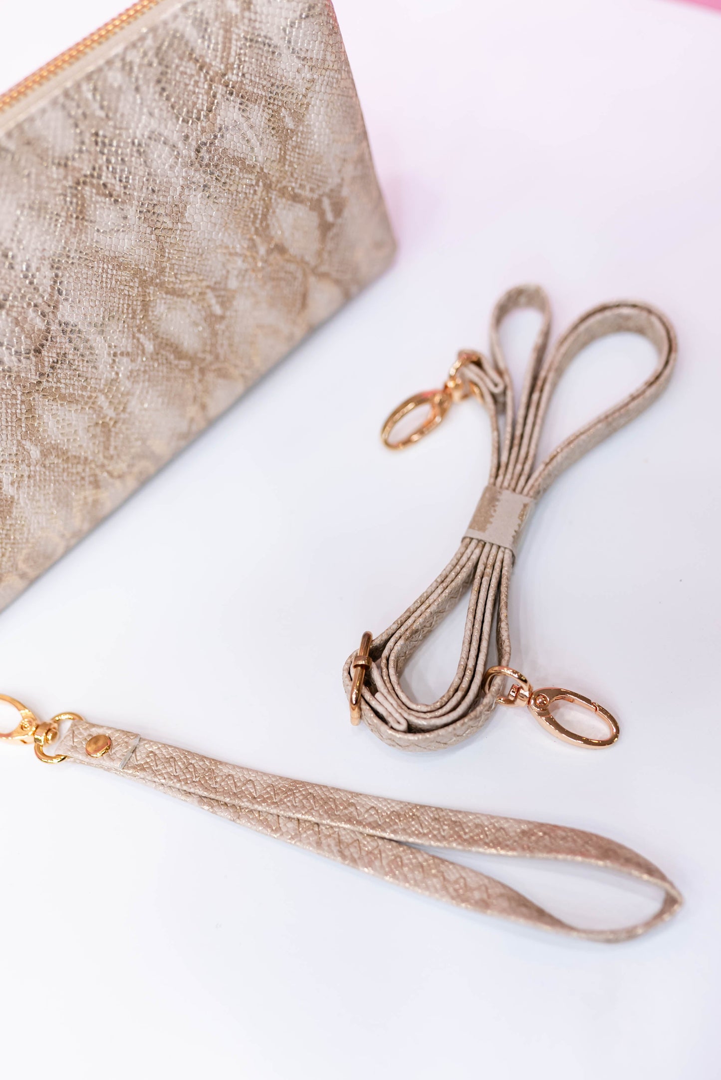 Liz Metallic Crossbody Bag