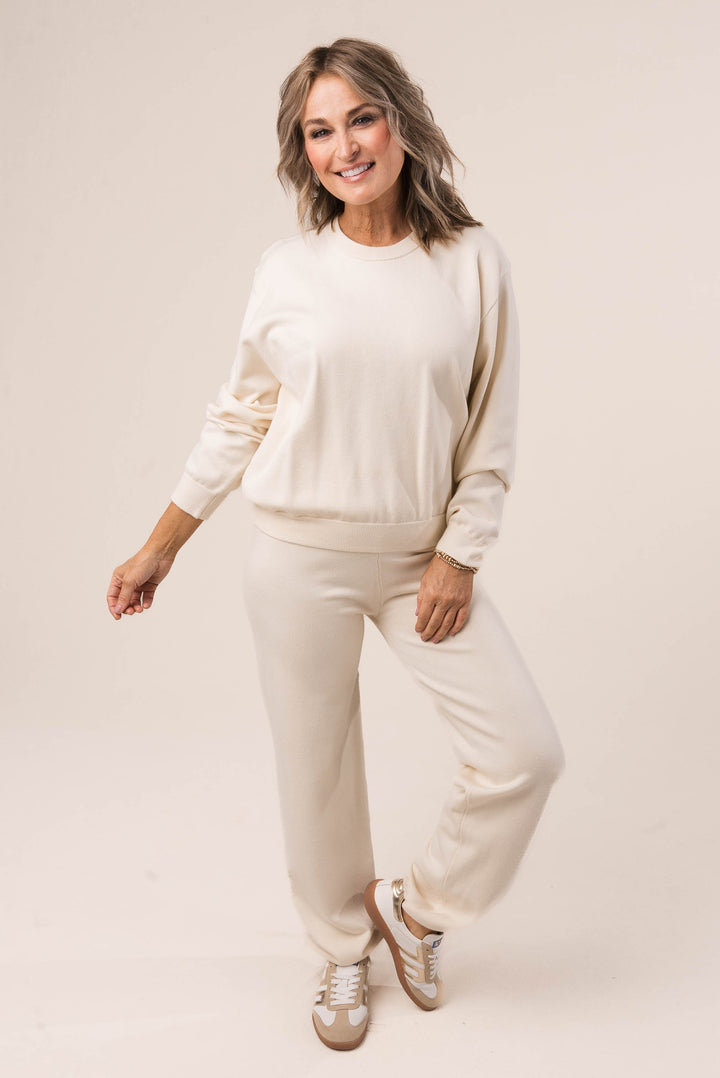 Sweater Top + Jogger Set