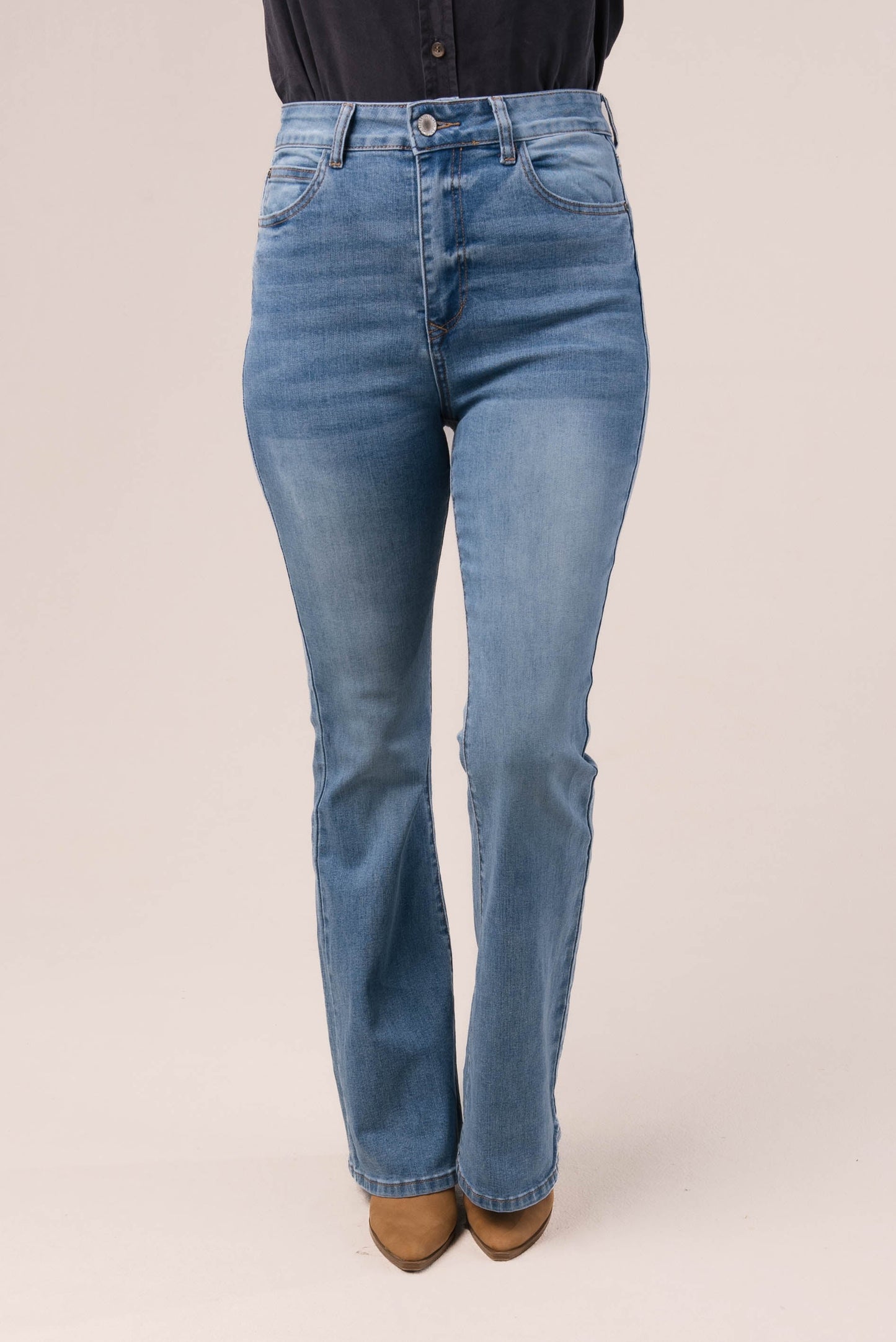 High Rise Flare Jeans