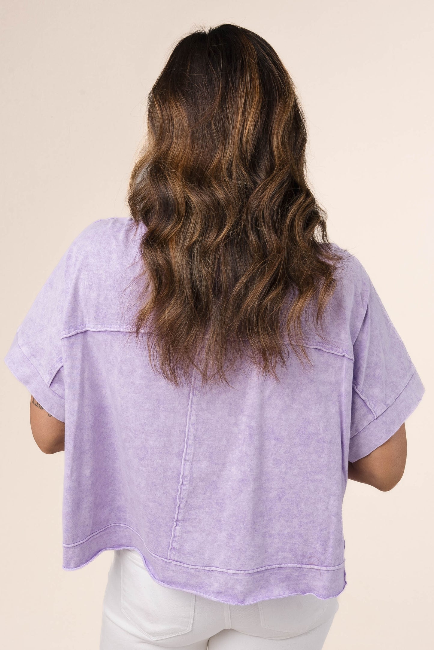 Oversized Acid Washed Tee