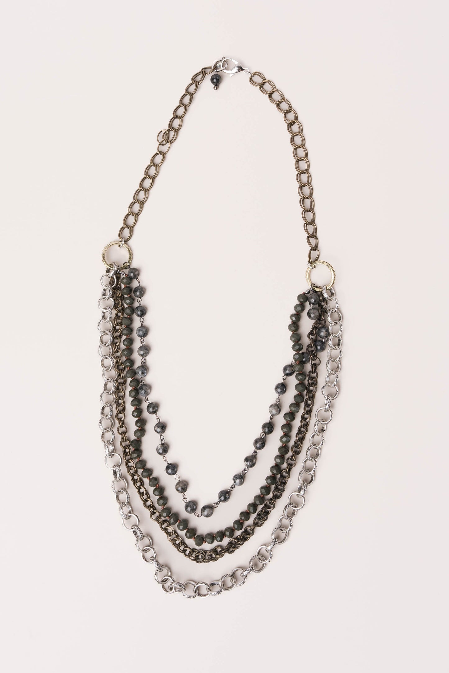 Layered Vintage Chain Necklace