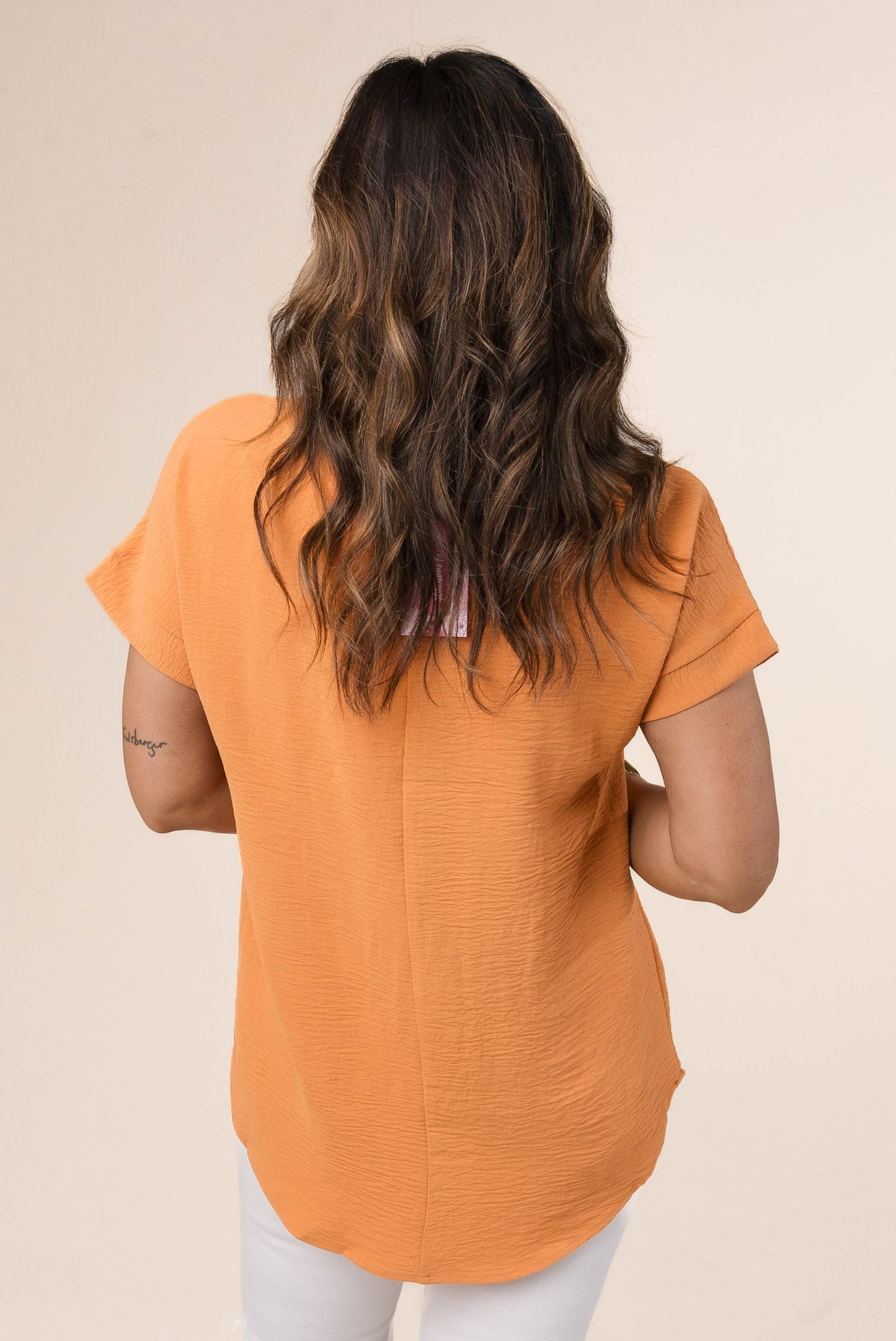Crinkle Knit Dolman Top