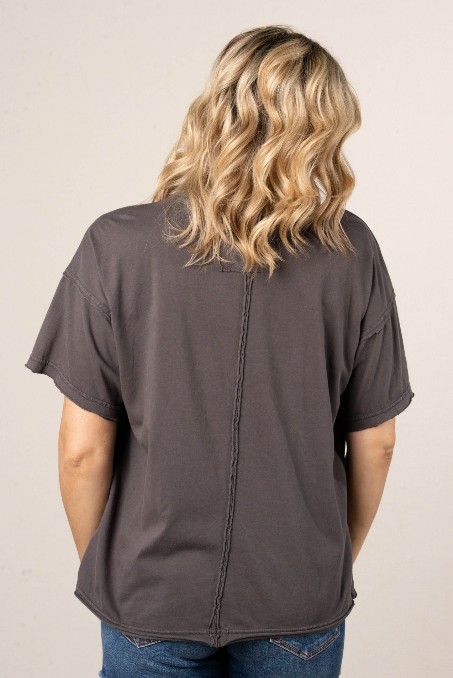 Washed Raw Seamed Tee
