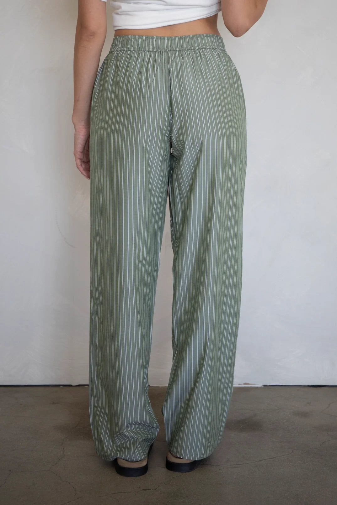 Striped Straight Leg Pajama Pant