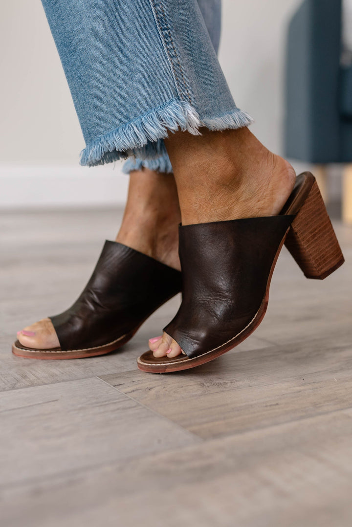 Hallie Block Heel Slide Sandal