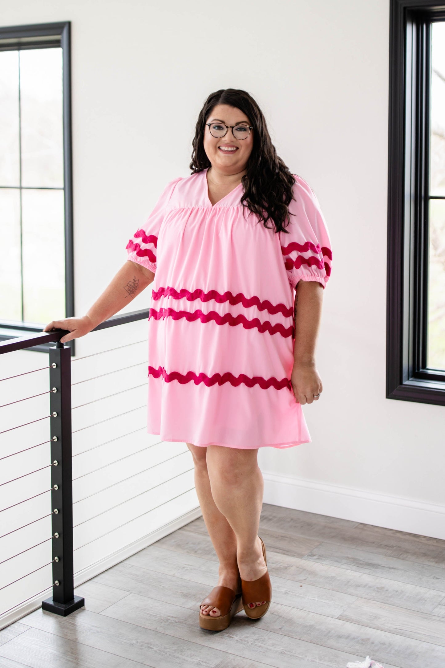 Rick Rack Trim Babydoll Dress *Final Sale*