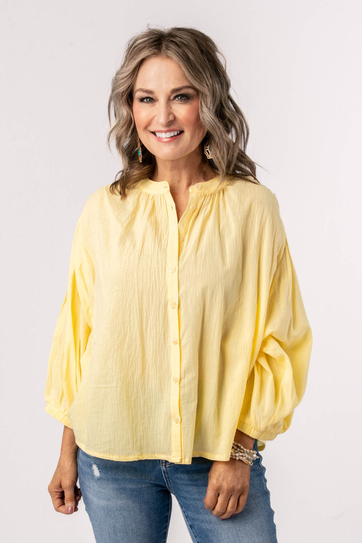 Gauze Knit Dolman Shirt