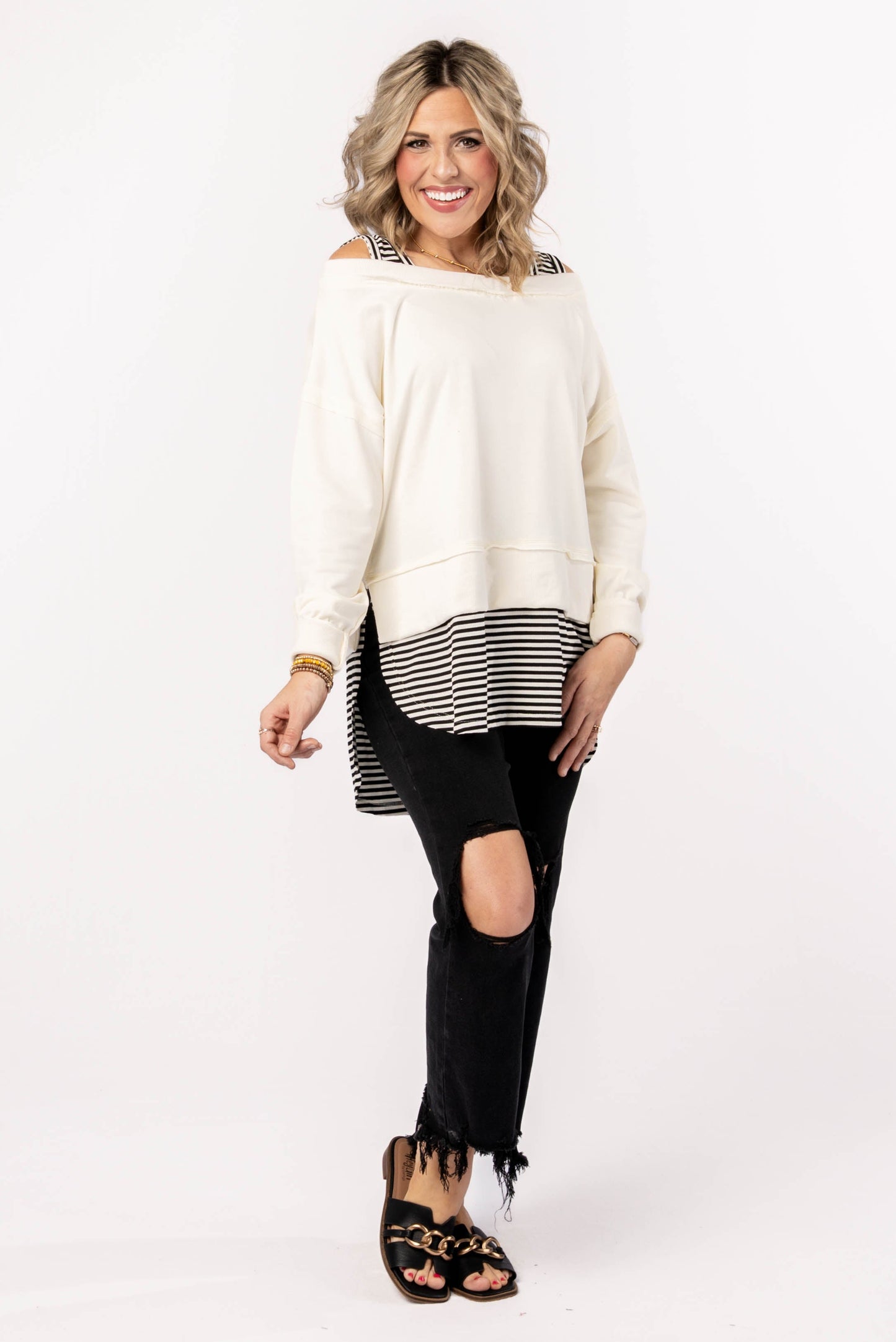 Layered Look Pullover
