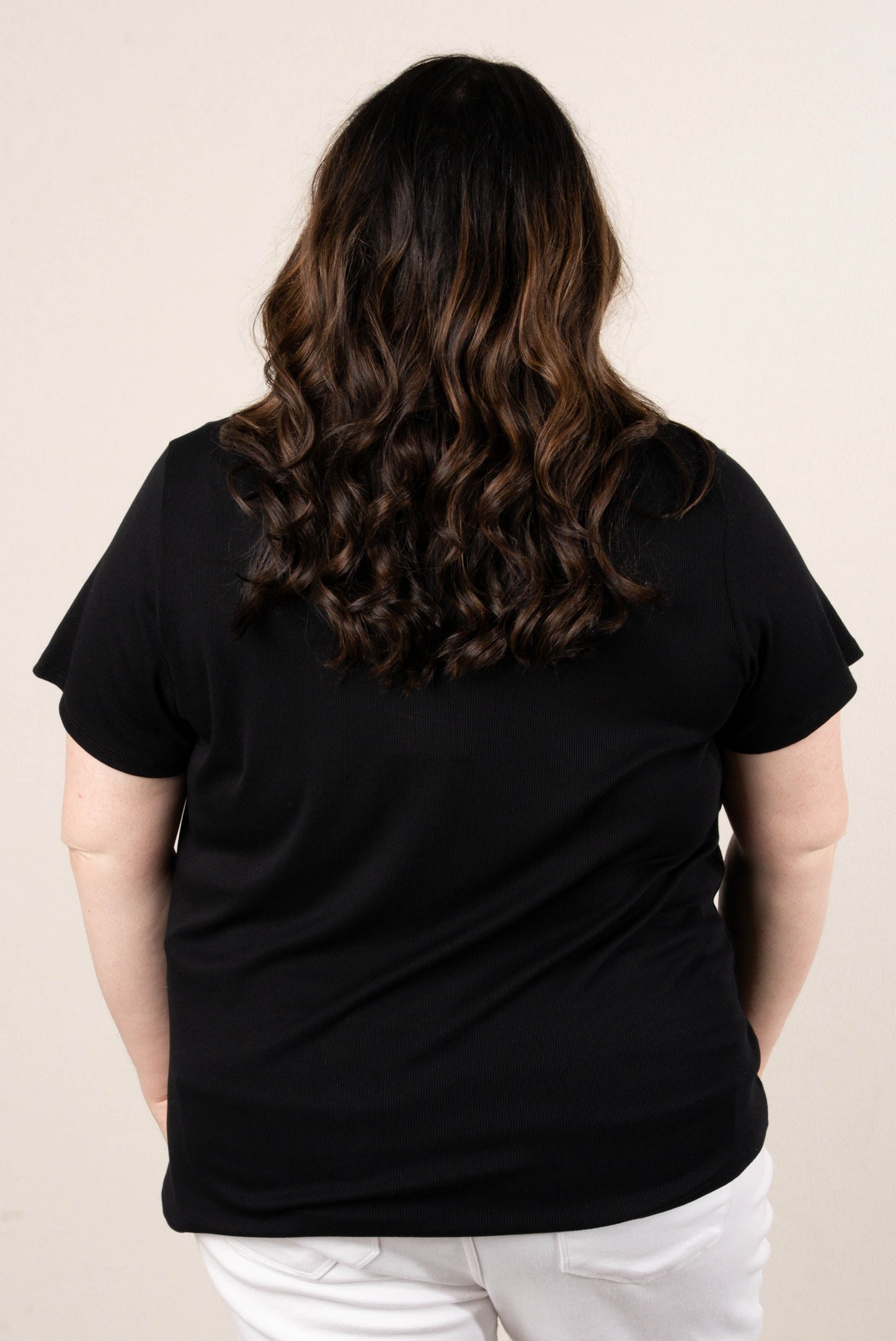 Ribbed Henley Top