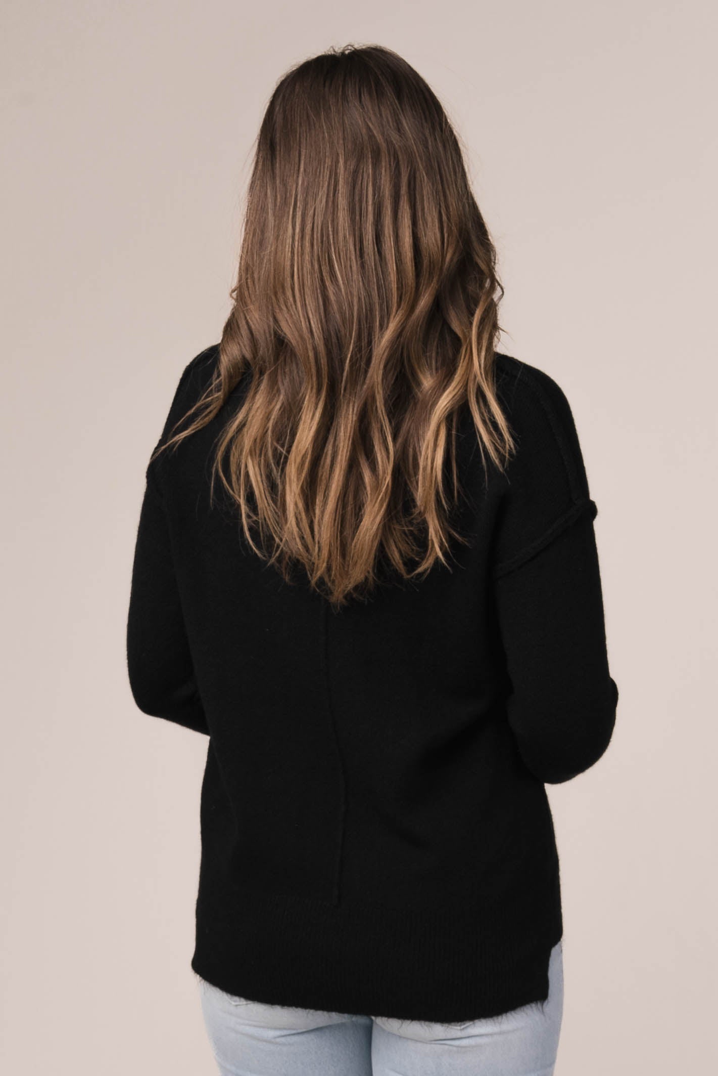 Melange Knit Hi-Lo Sweater *Final Sale*