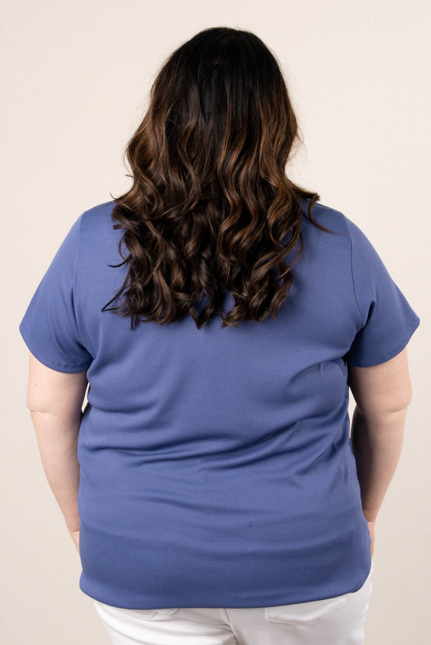 Ribbed Henley Top