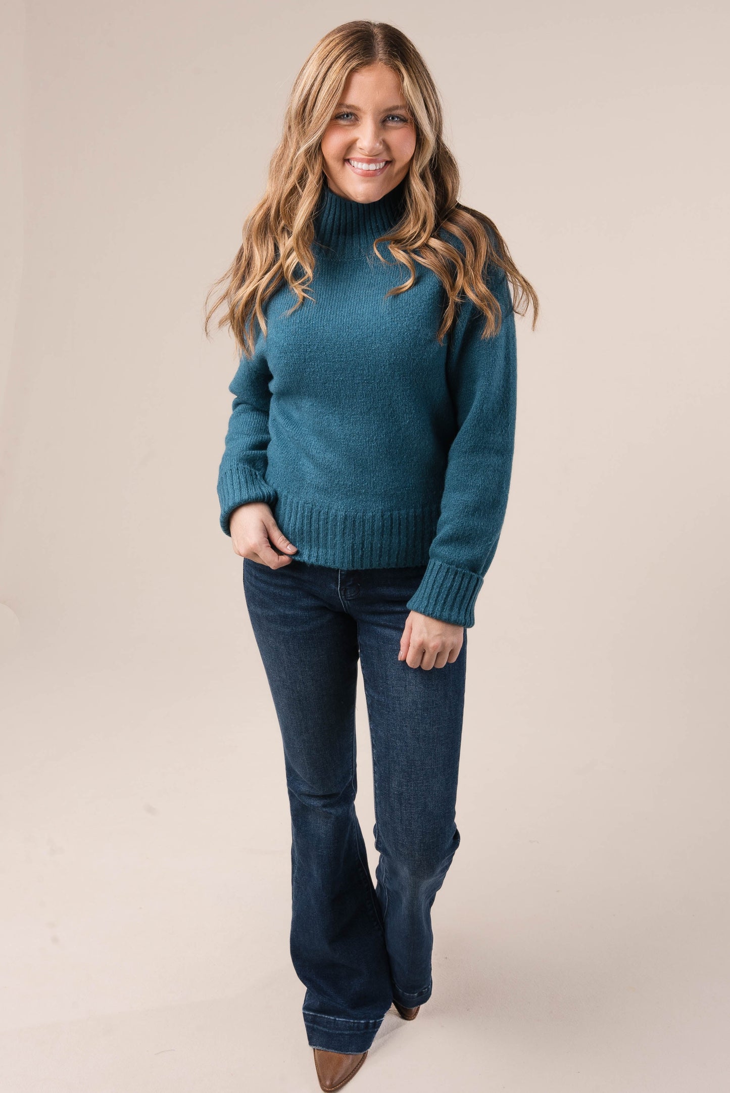 Mock Neck Raglan Sweater *Final Sale*