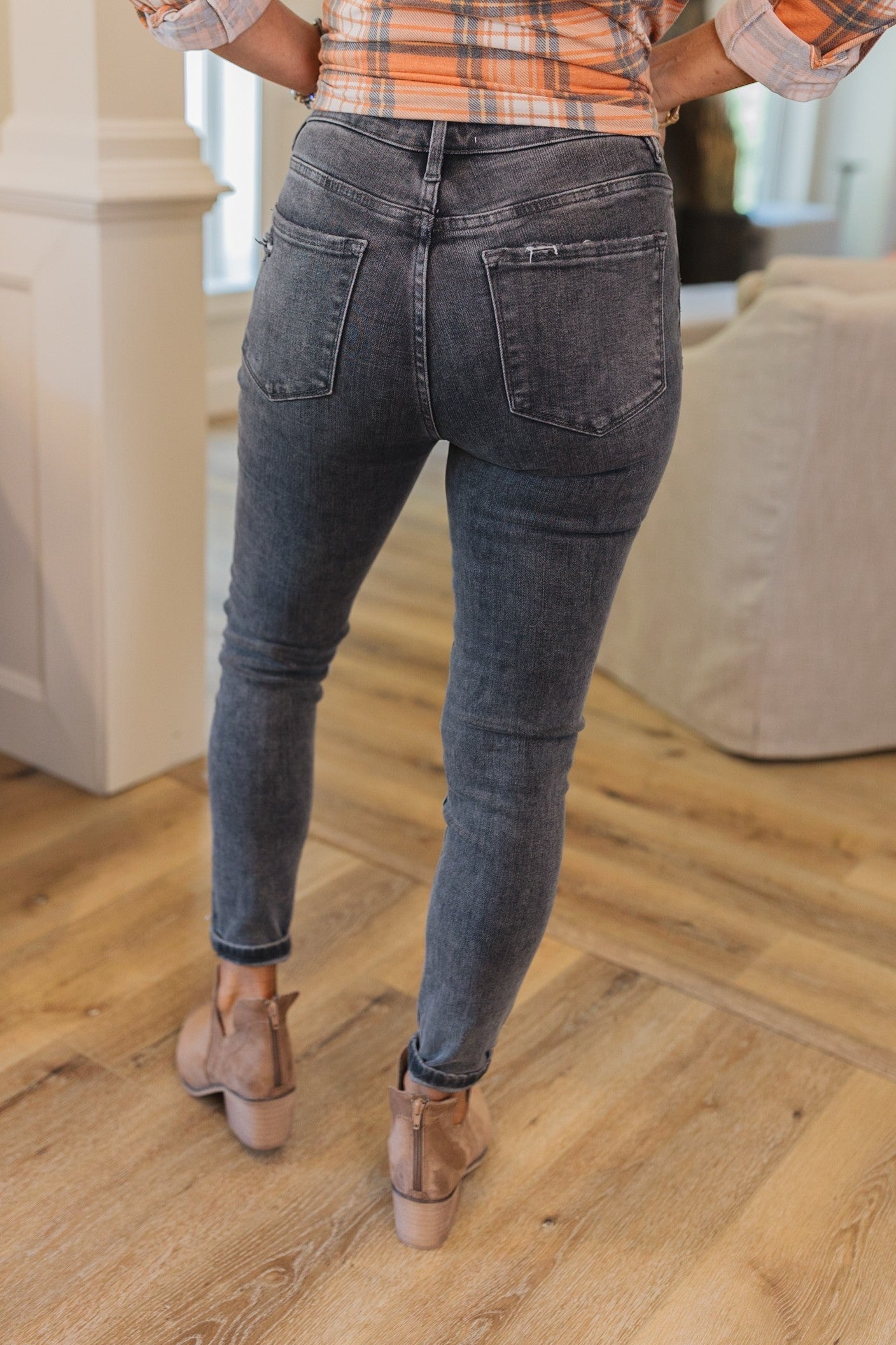 sku33847 | Vervet High Rise Crop Skinny Jeans *Final Sale*