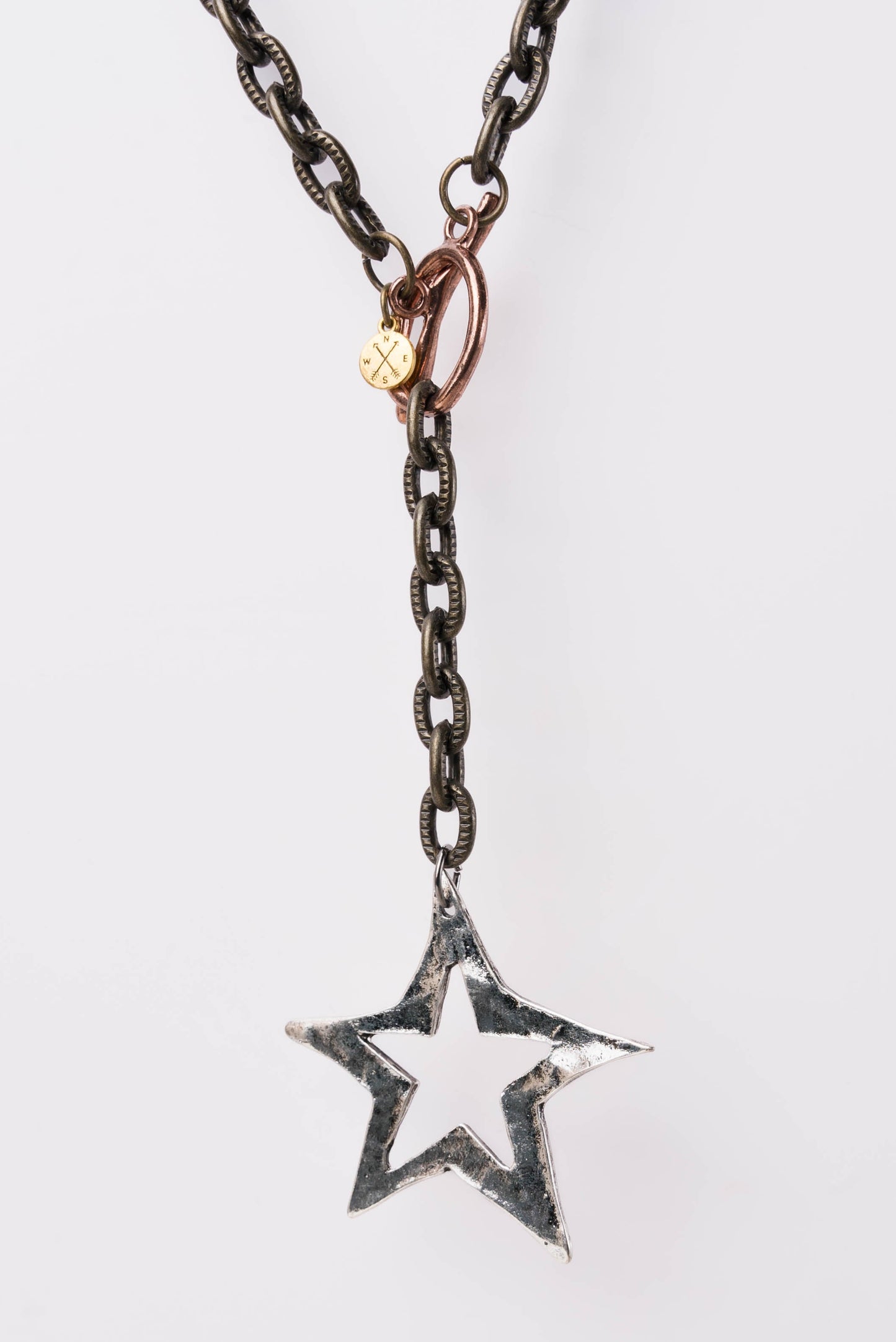 Star Pendant Lariat Necklace
