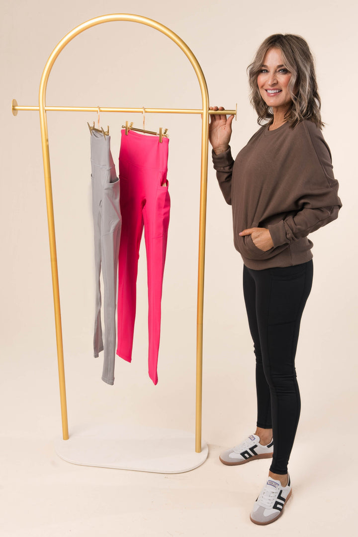 High Waist Pocket Athleisure Ankle Legging *Final Sale*