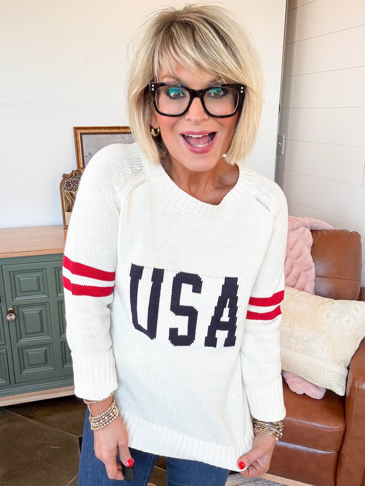 Let Freedom Ring USA Knit Sweater