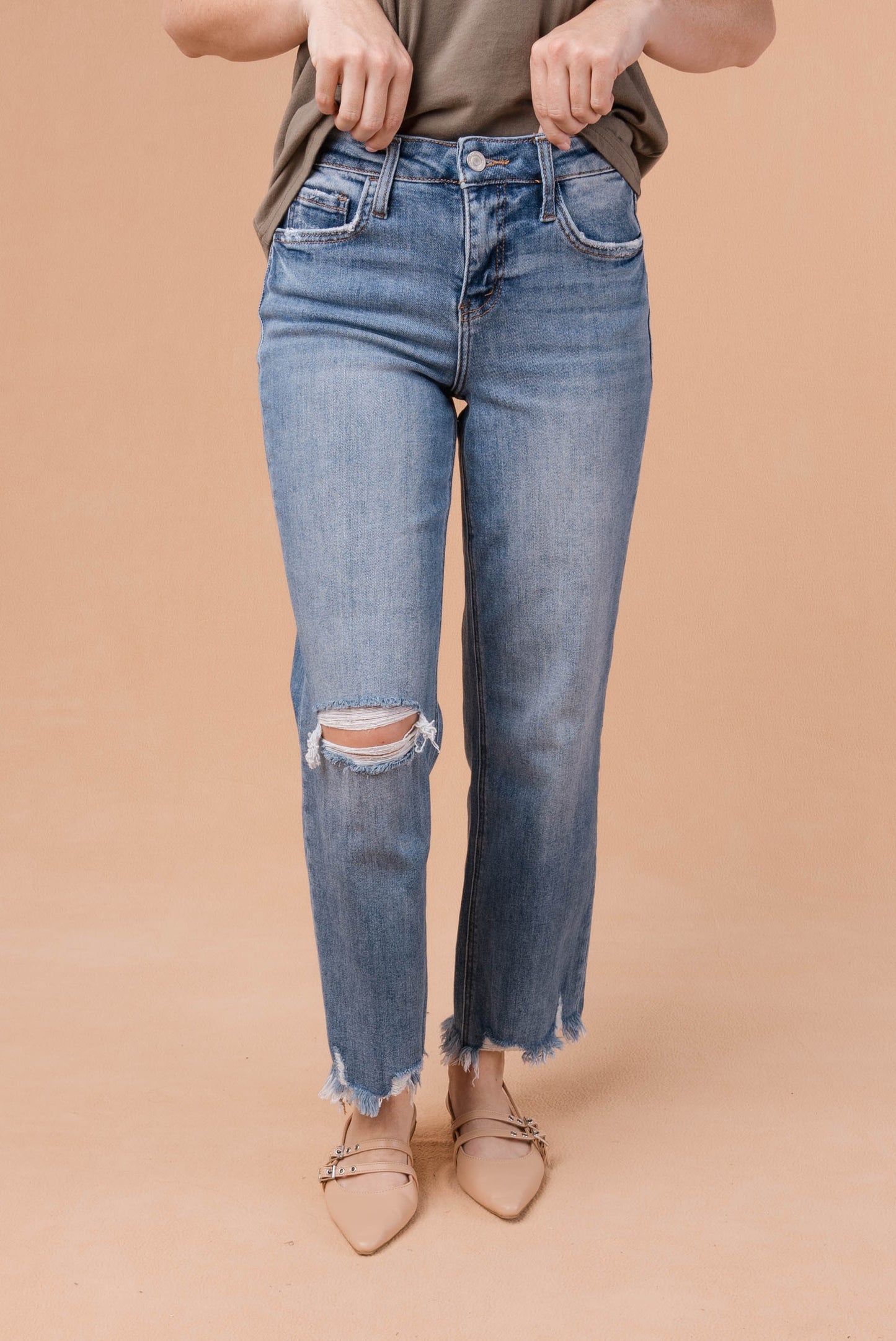 Vervet High Rise Dad Jeans
