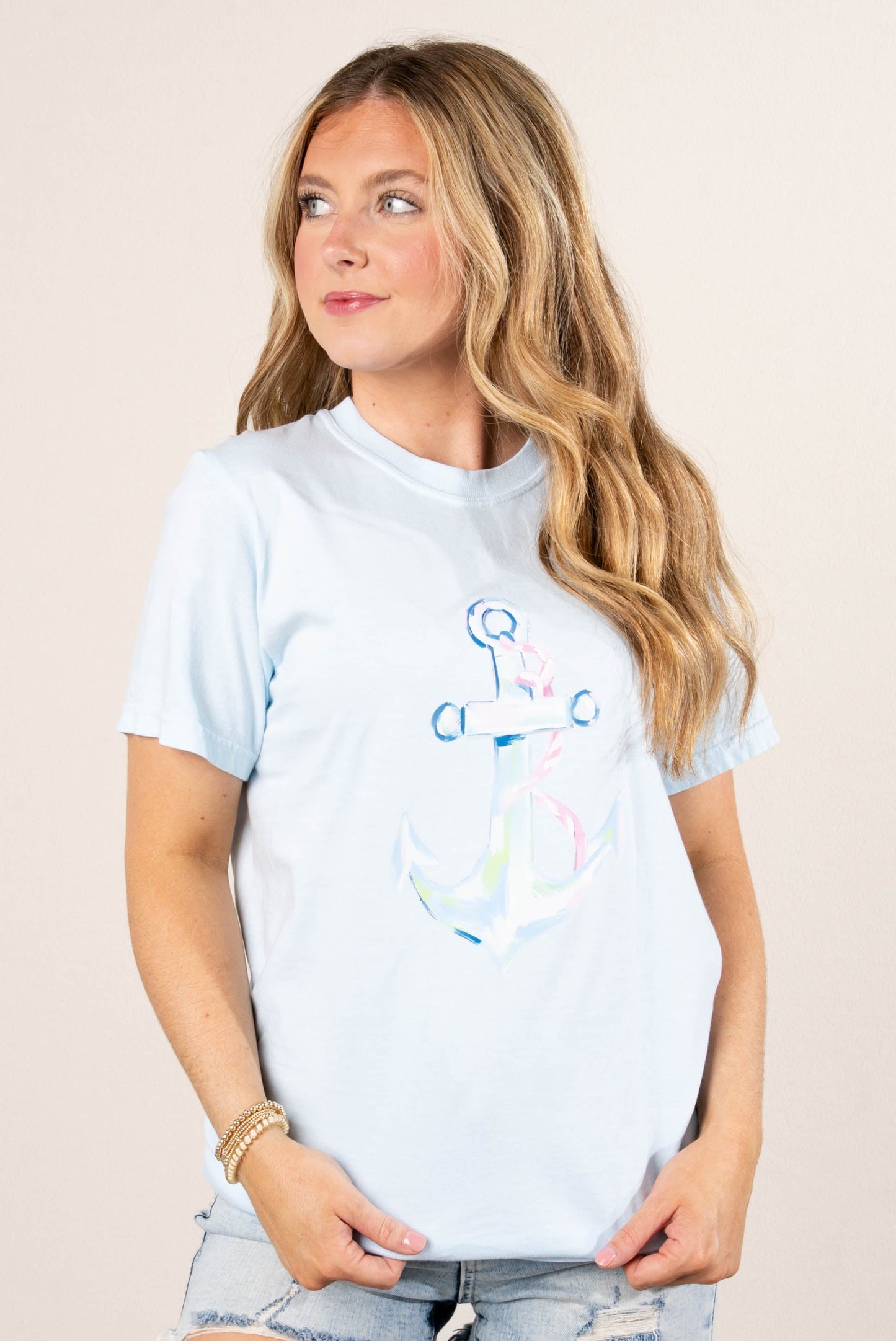Preppy Anchor Graphic Tee