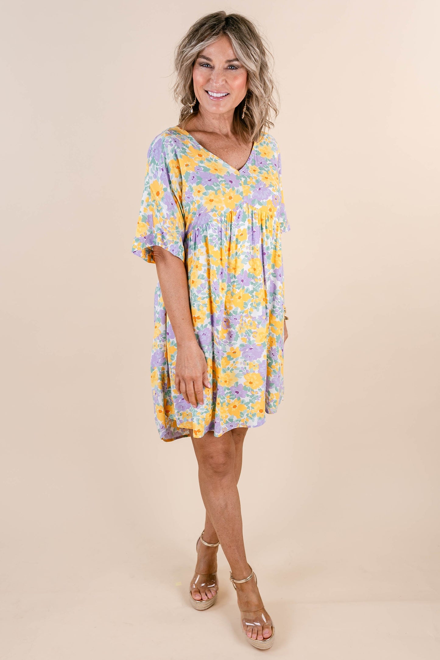 Floral Babydoll Dress
