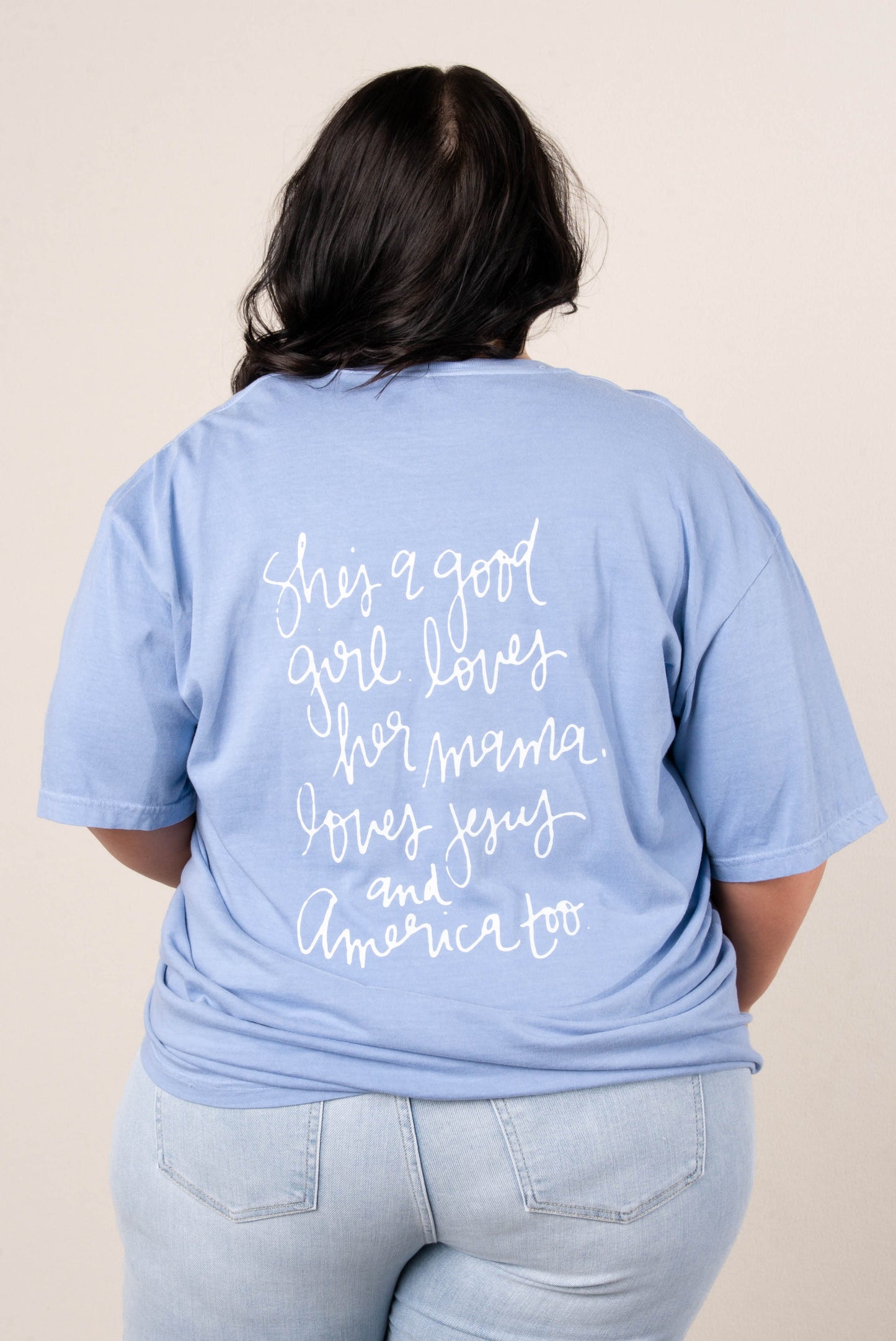 Loves Jesus + America Too Graphic Tee