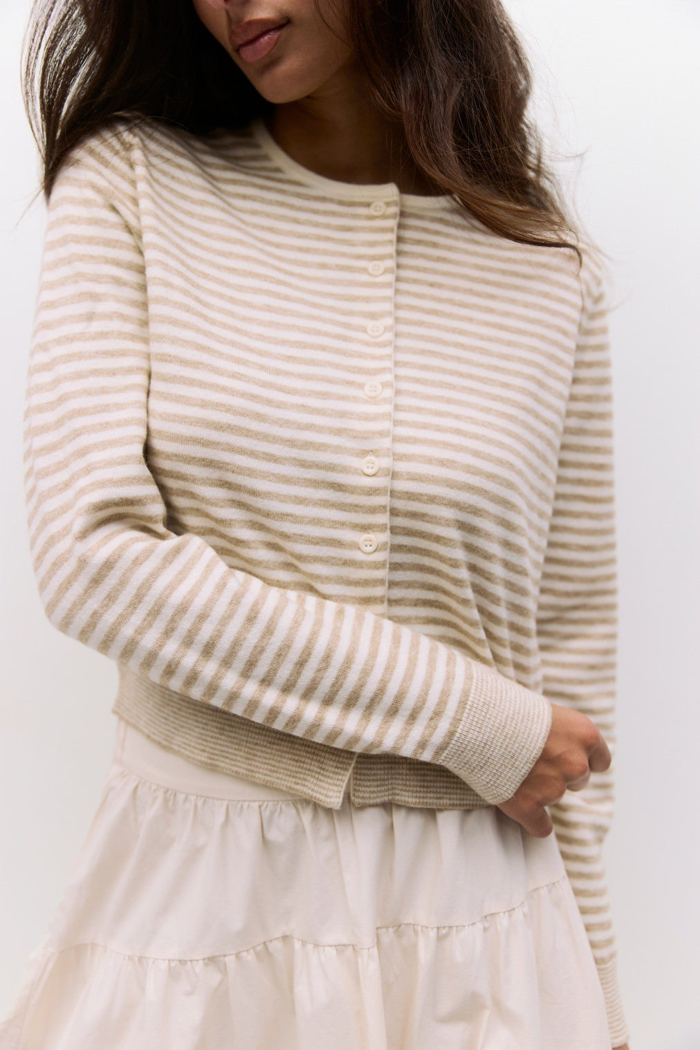 The Montana Striped Sweater Cardigan