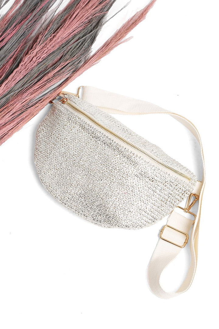 Starlight Woven Crossbody Belt Bag