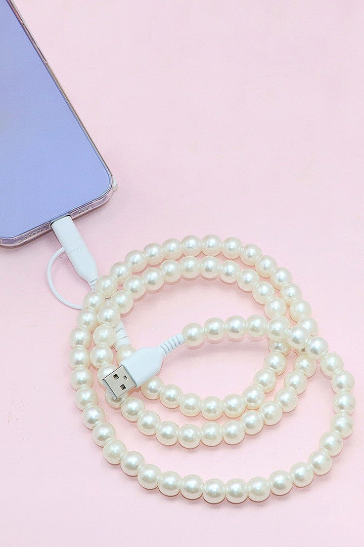 Charming Charge Beaded Dual Charging Cable