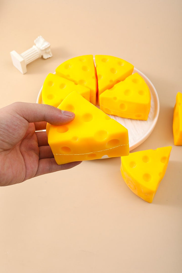 Cheese Wheel Stress Relief Squishy