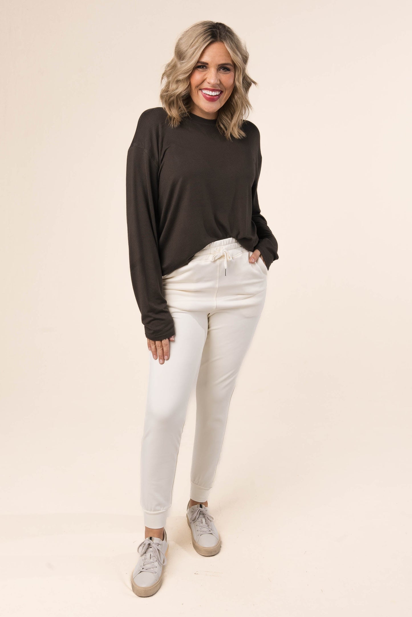 Fleece Lined Drawstring Joggers