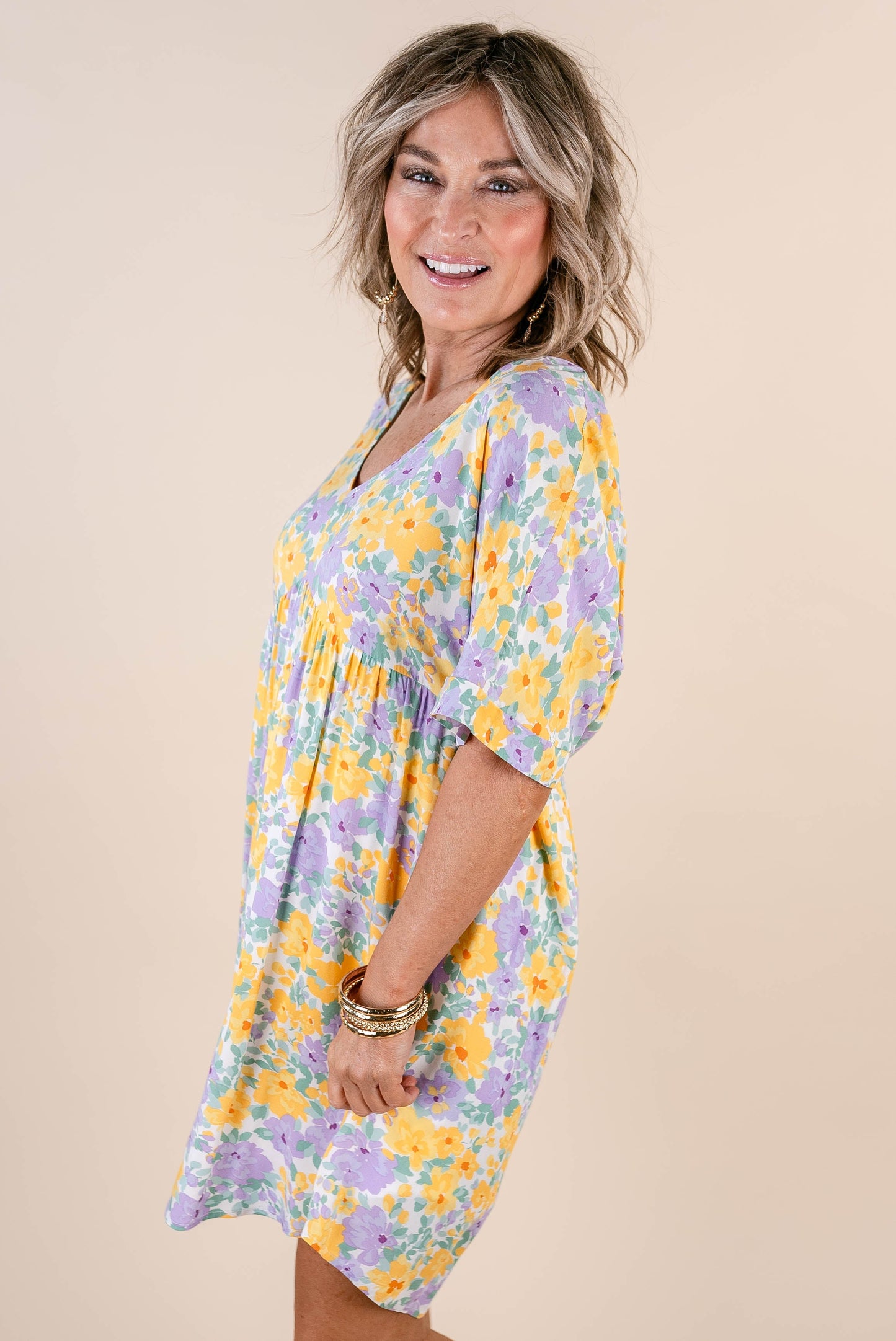 Floral Babydoll Dress