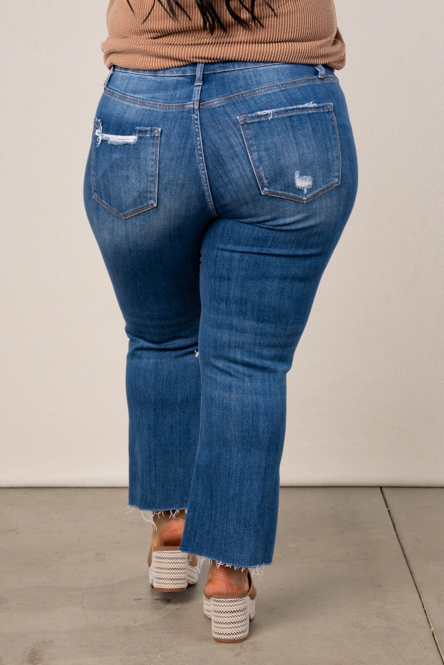 Lovervet by VERVET | Alexa High Rise Crop Flare Jeans