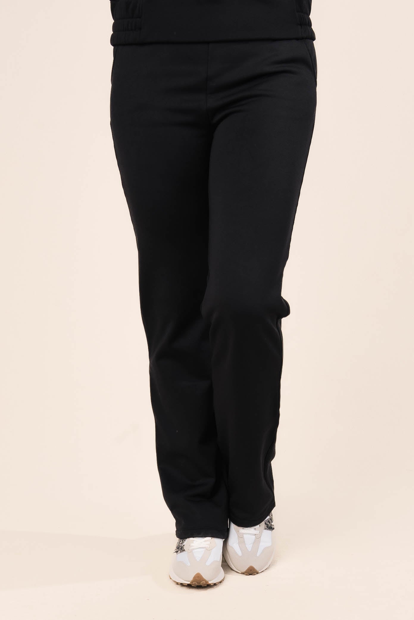 Flat Front Fleece Lined Pants