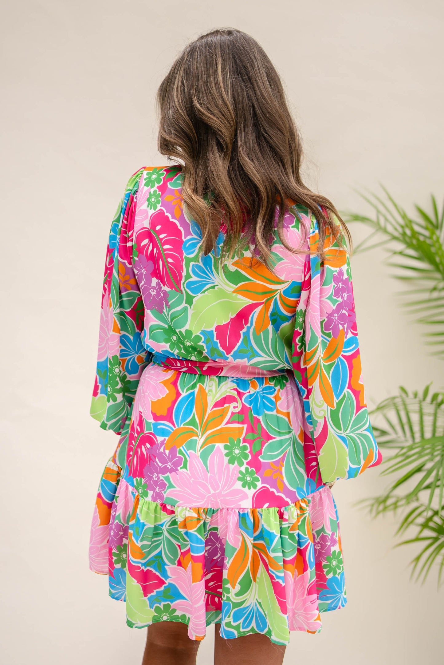 Botanical Tiered Dress
