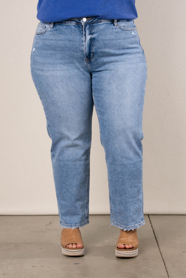 Mica Denim | Nora High Rise Straight Leg Jeans *Final Sale*