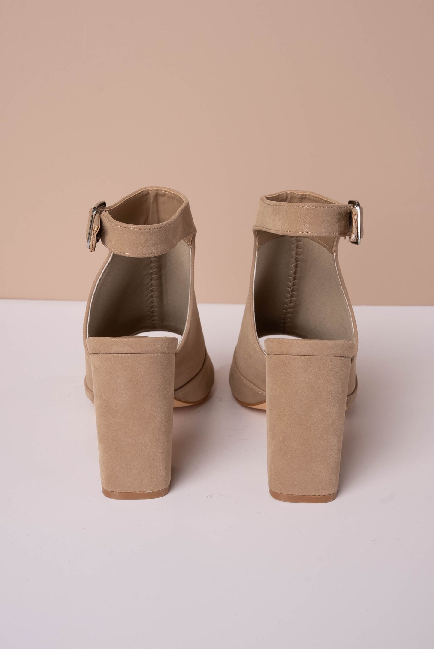 Nider Peep Toe Sueded Bootie
