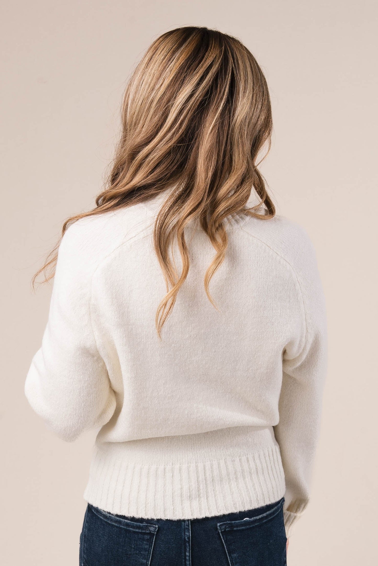 Mock Neck Raglan Sweater *Final Sale*