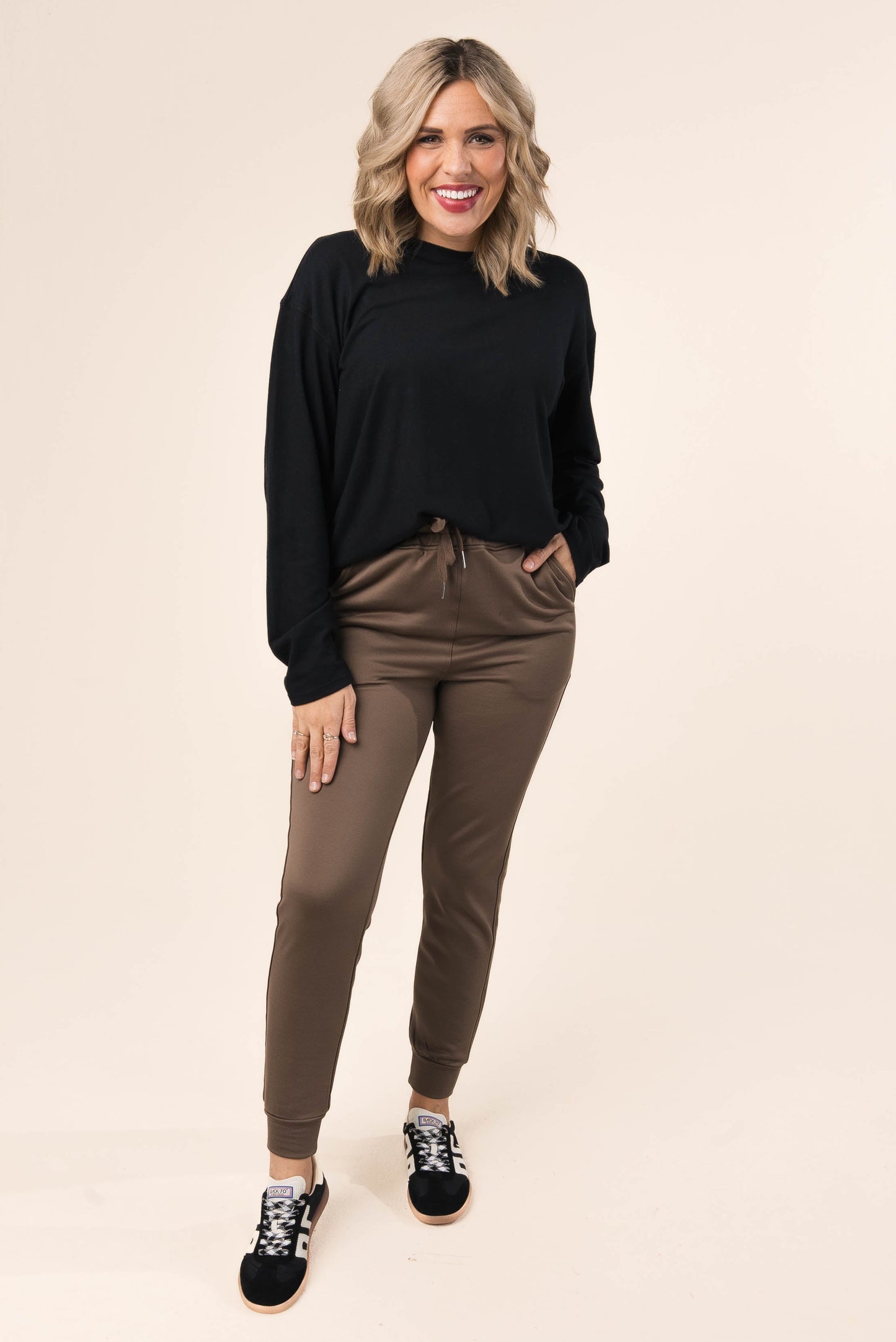 Fleece Lined Drawstring Joggers