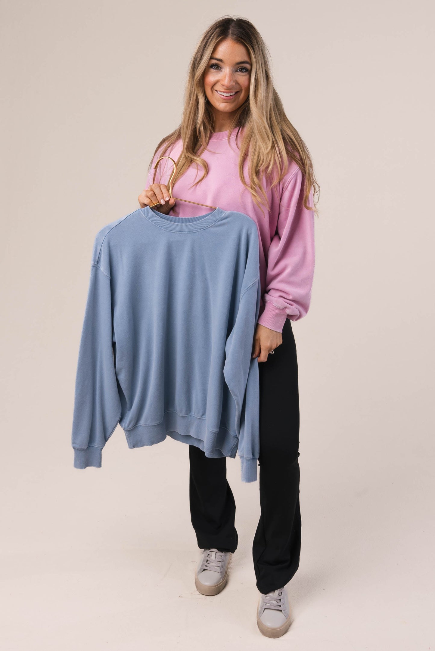 Washed Drop Shoulder Sweatshirt